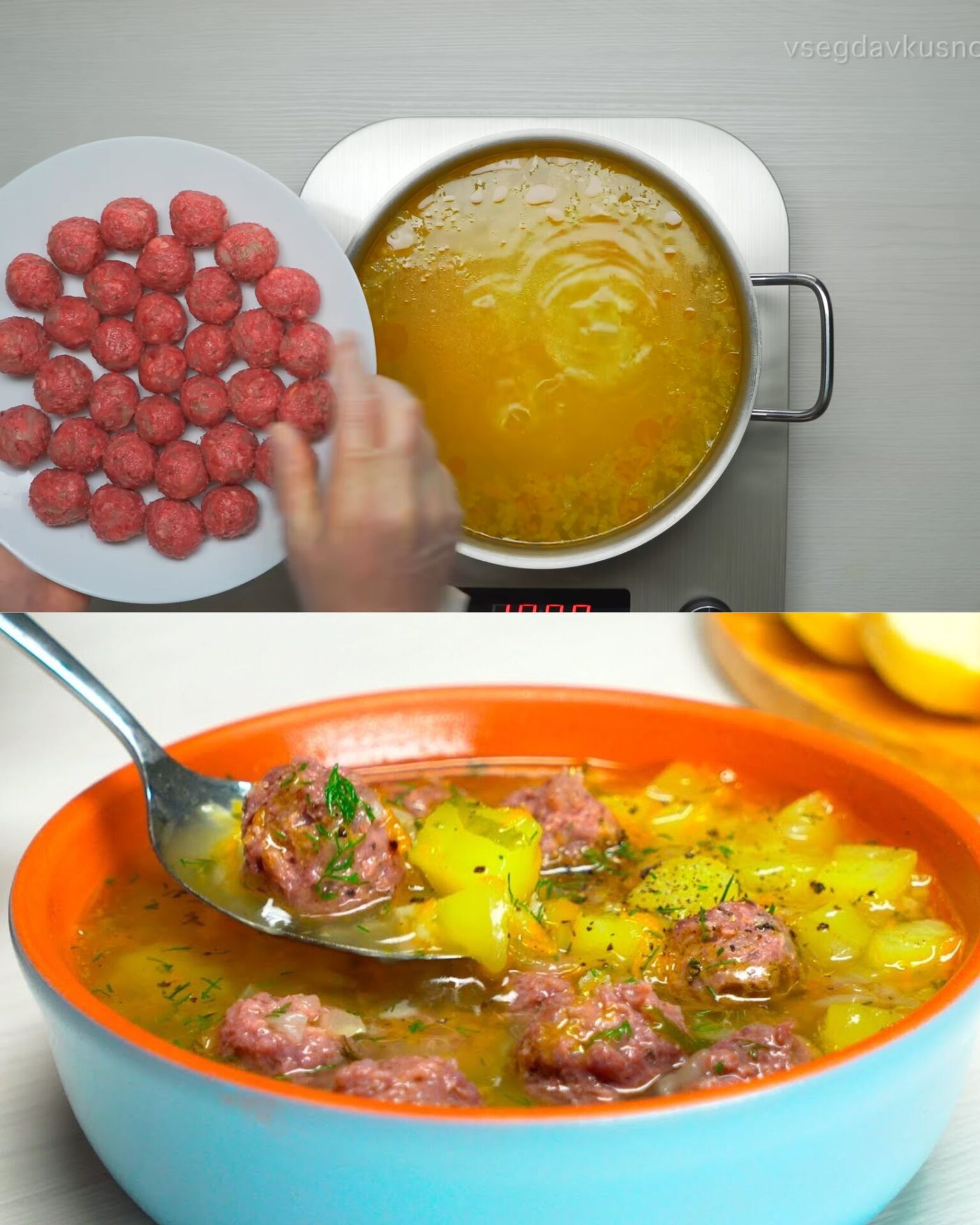 Meatball and Rice Soup Recipe