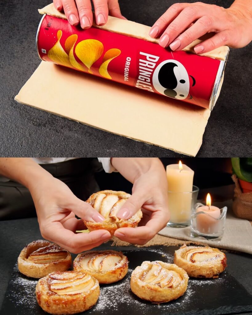 Apple Puff Pastry Delight finished dish