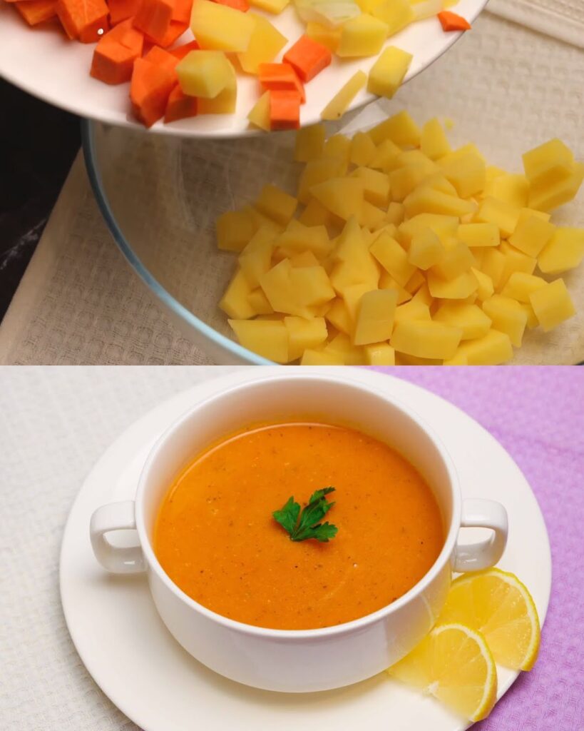 Red Lentil Soup with Vegetables