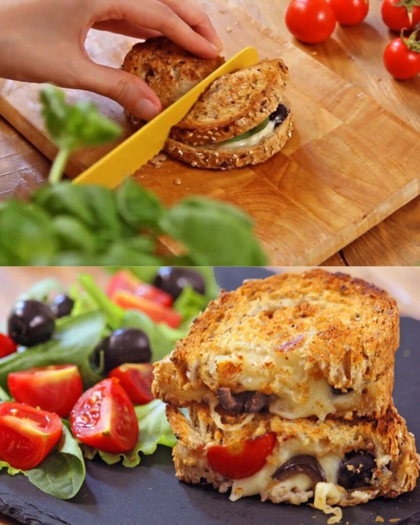 Caprese-Style Sandwiches finished dish