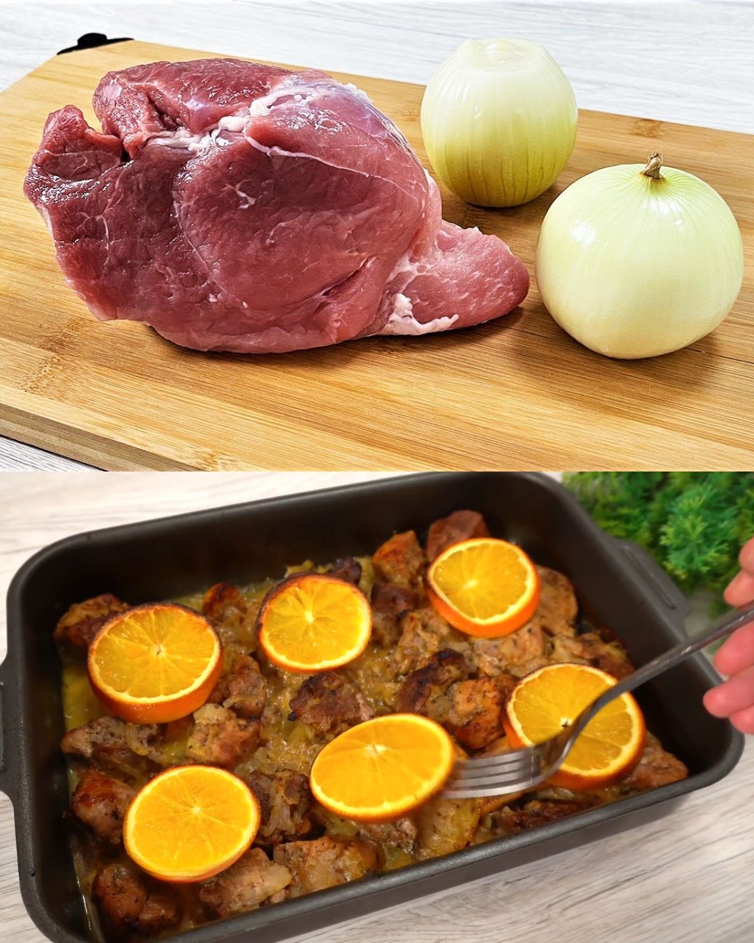 Orange-Infused Stewed Meat with Onions and Spices