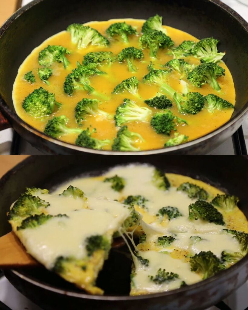 Broccoli and Mozzarella Frittata
