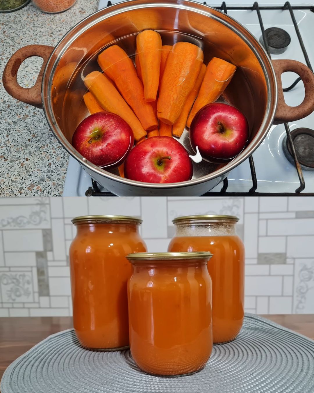 Carrot and Apple Drink (Juice or Compote)