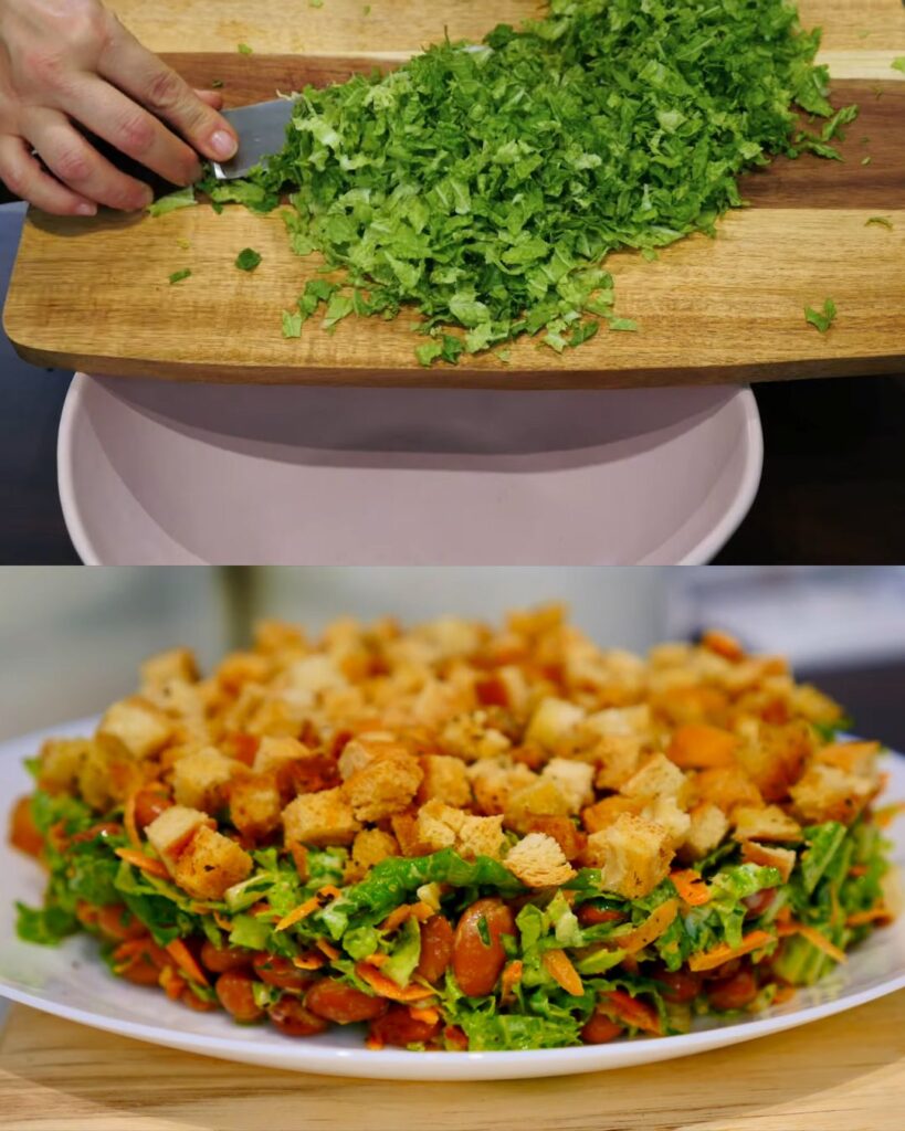 Crunchy Bean and Chinese Cabbage Salad