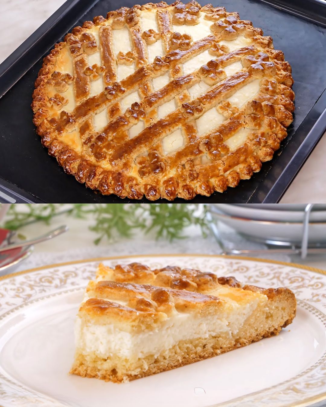 Cottage Cheese Pie (Tvorog Pie)