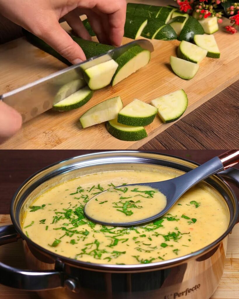Creamy Zucchini Vegetable Soup