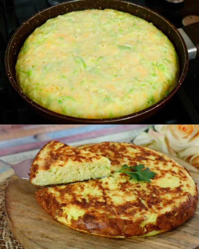 Zucchini and Cheese Casserole with Herb Yogurt Sauce