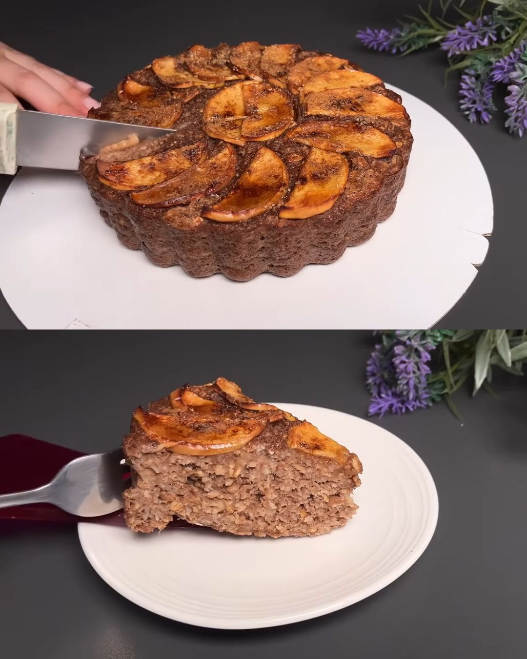 Healthy Chocolate Apple Oat Bars