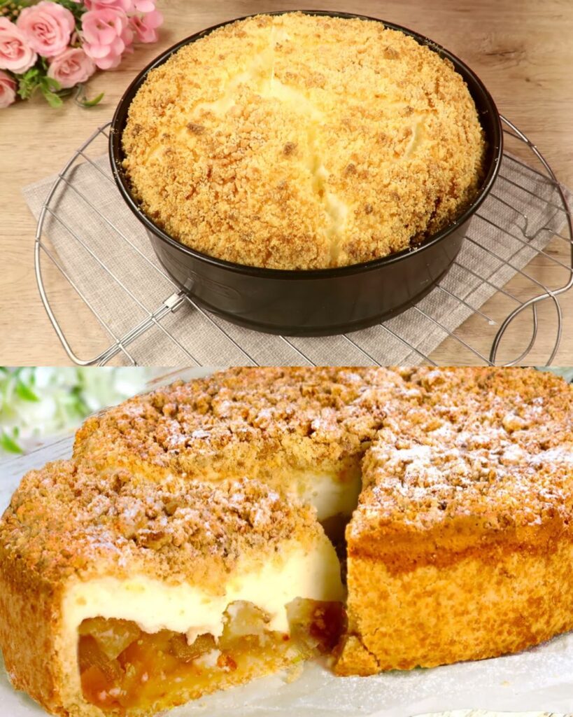 Apple and Sour Cream Pie finished dish