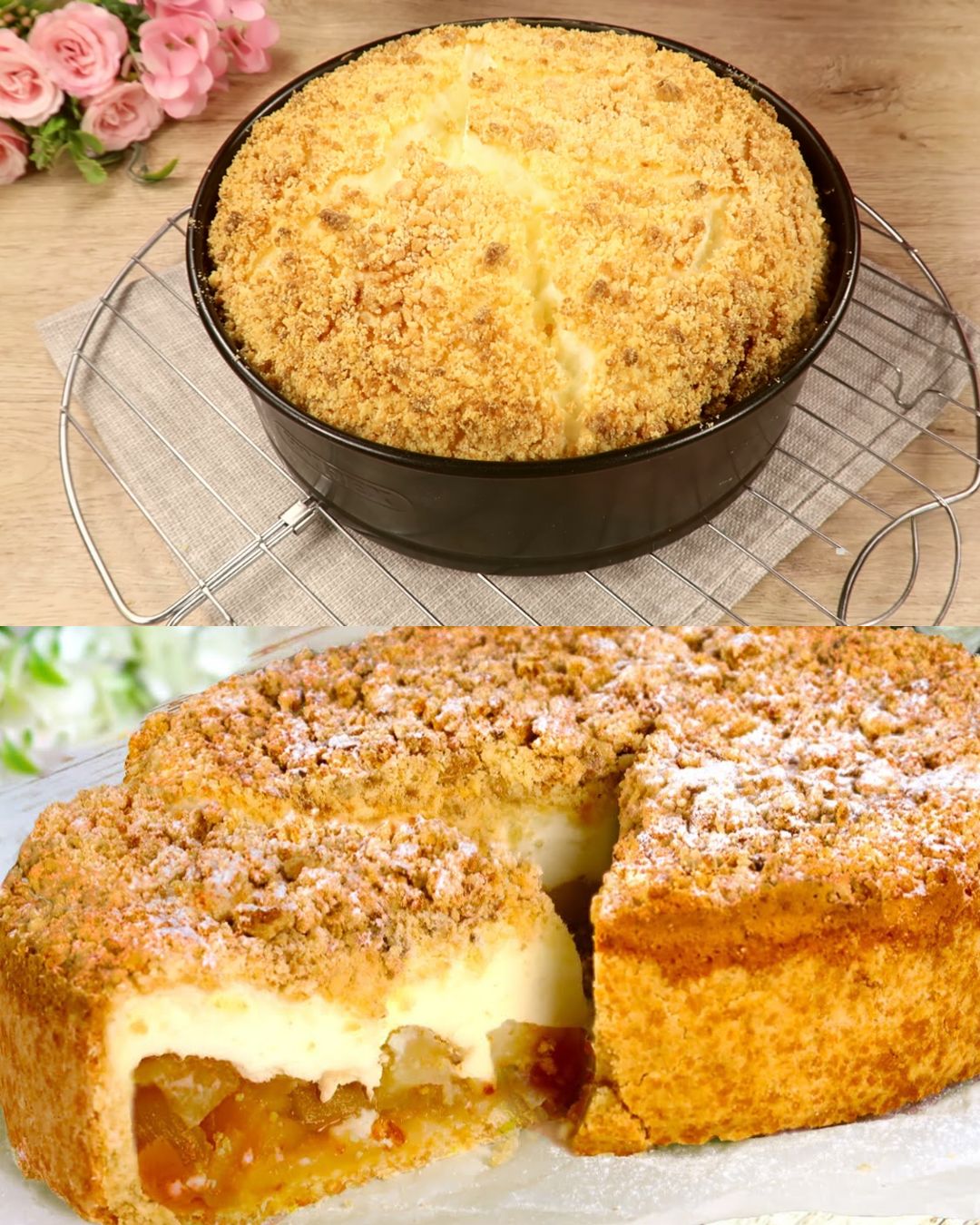 Apple and Sour Cream Pie