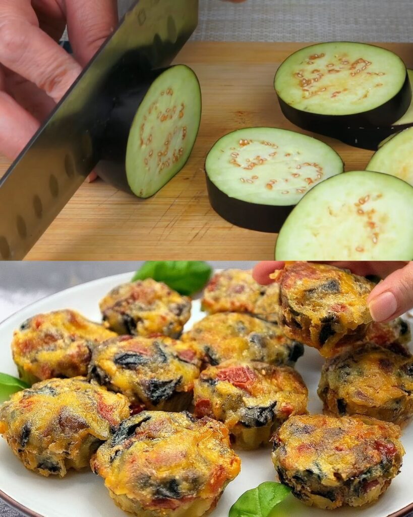 Baked Stuffed Eggplant with Quark and Cheese