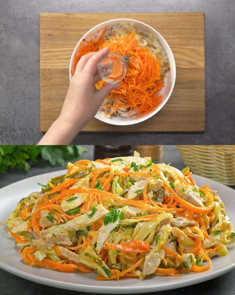 Obzhorka Salad finished dish