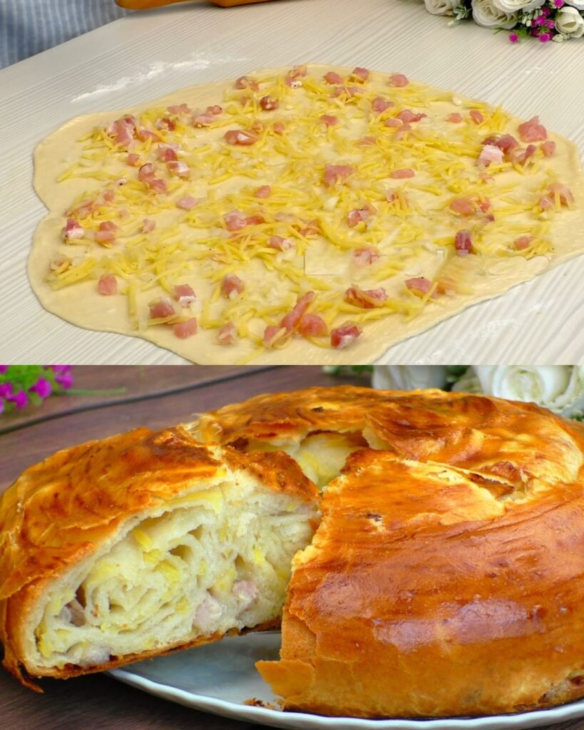 Savory Meat and Potato Stuffed Pies (Pirozhki) finished dish