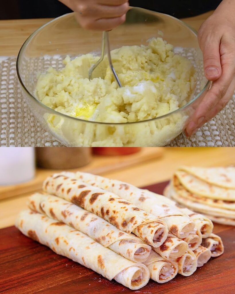 Fluffy Potato Dough Recipe finished dish