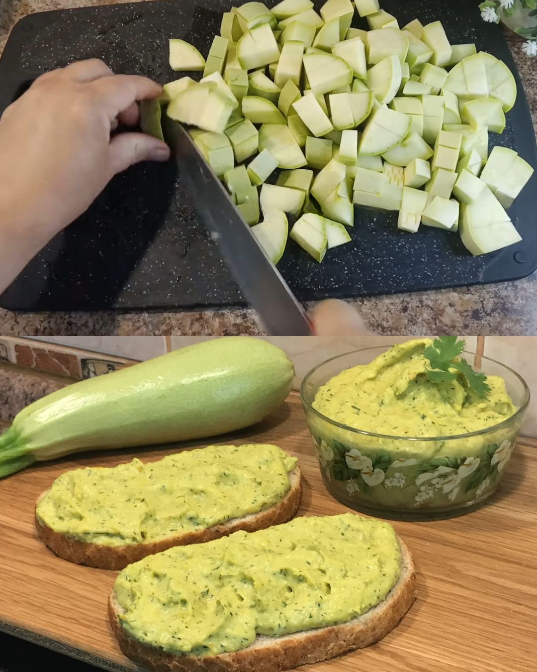 Creamy Zucchini and Cheese Soup with Fresh Herbs
