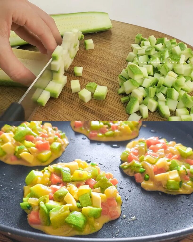 Savory Zucchini and Carrot Pancakes