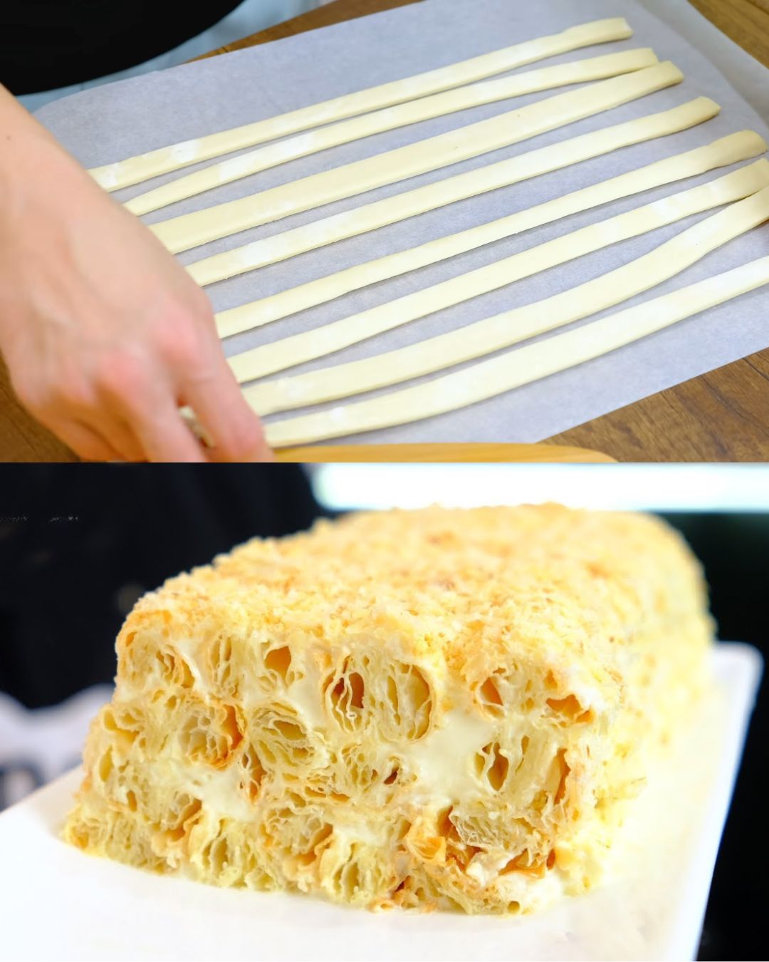 Puff Pastry Cream Cake