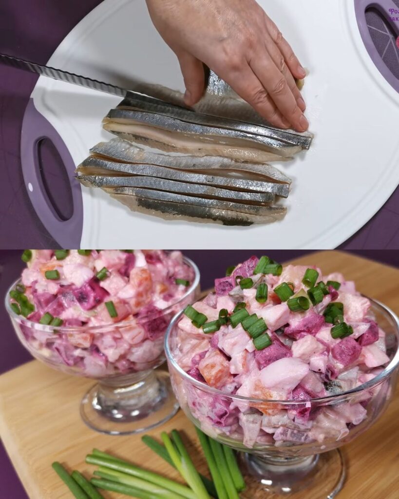 Classic Russian Salad "Herring Under a Fur Coat"