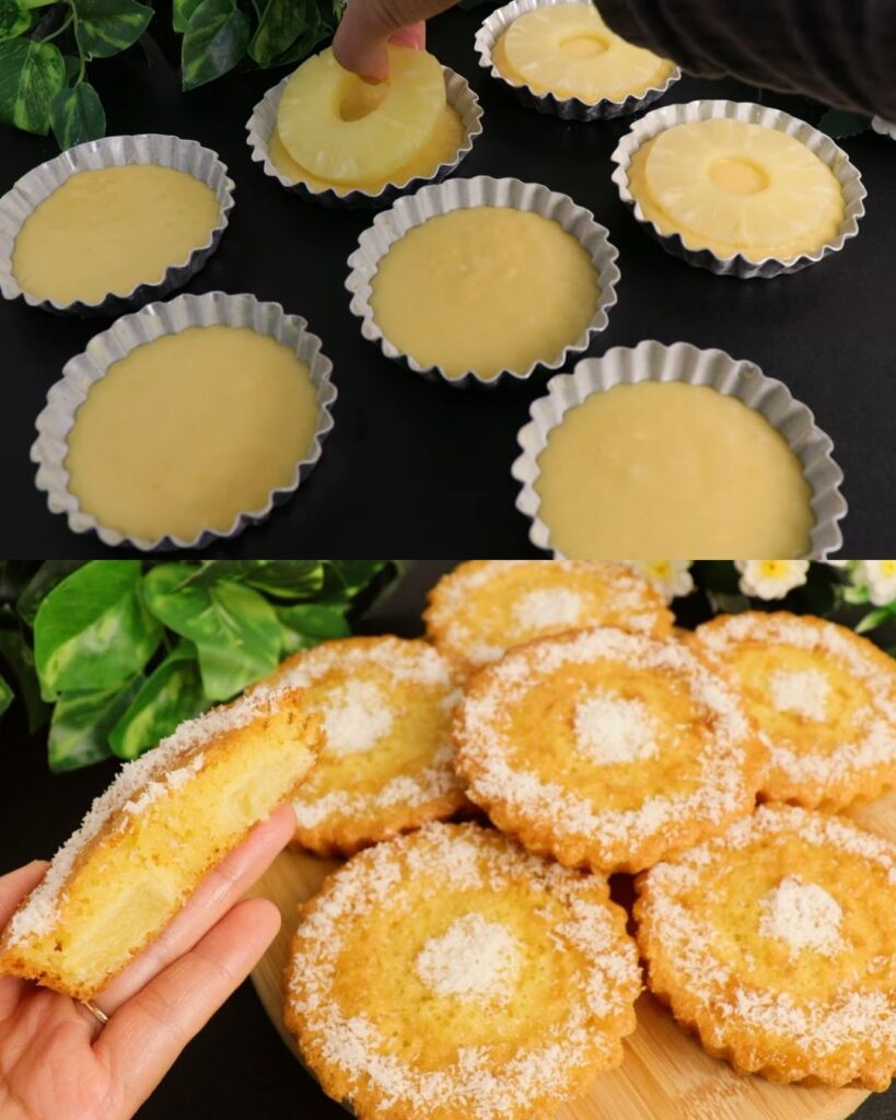 Pineapple Coconut Cake with a Sweet Jam Glaze finished dish