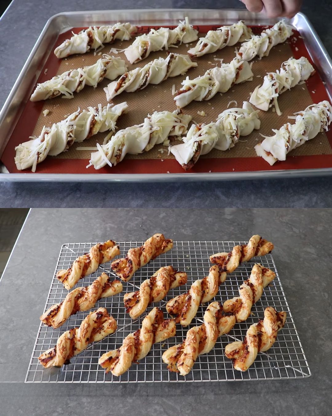 Apple Cheddar Twists Recipe