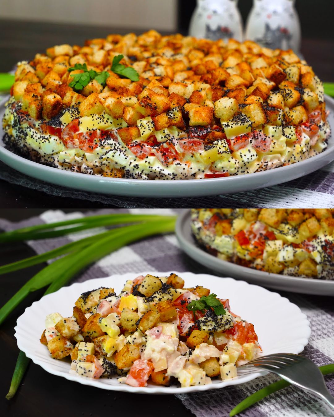 Smoked Chicken and Tomato Egg Bake