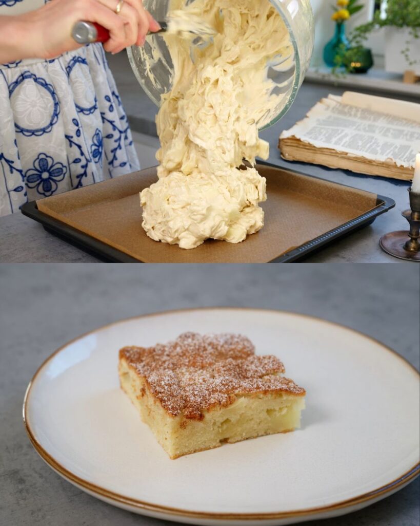 Classic Apple Sponge Cake