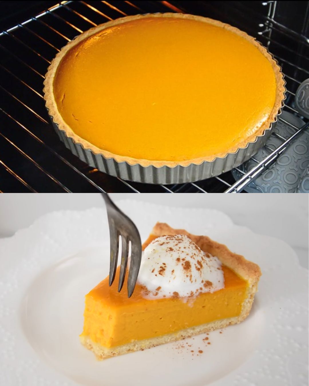 Pumpkin Cheesecake with Spices and Orange Zest