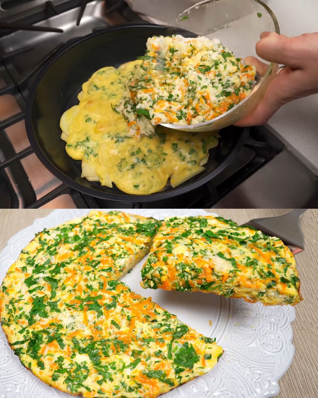 Spanish-Style Potato and Egg Frittata