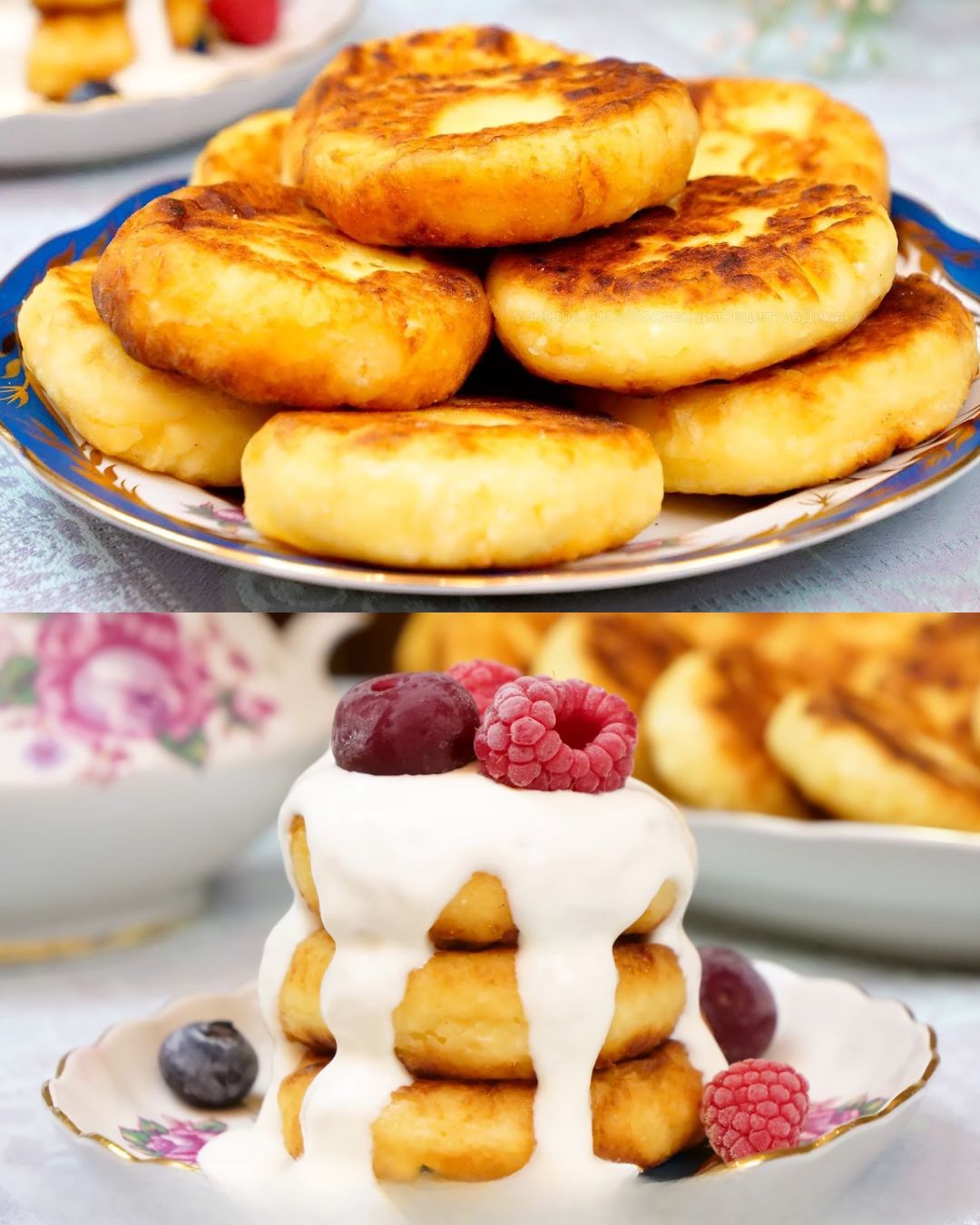 Classic Cottage Cheese Pancakes (Syrniki)