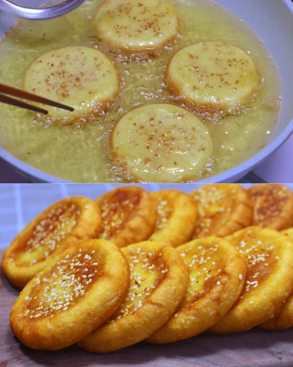 Sweet Potato Cakes with Sesame Seeds