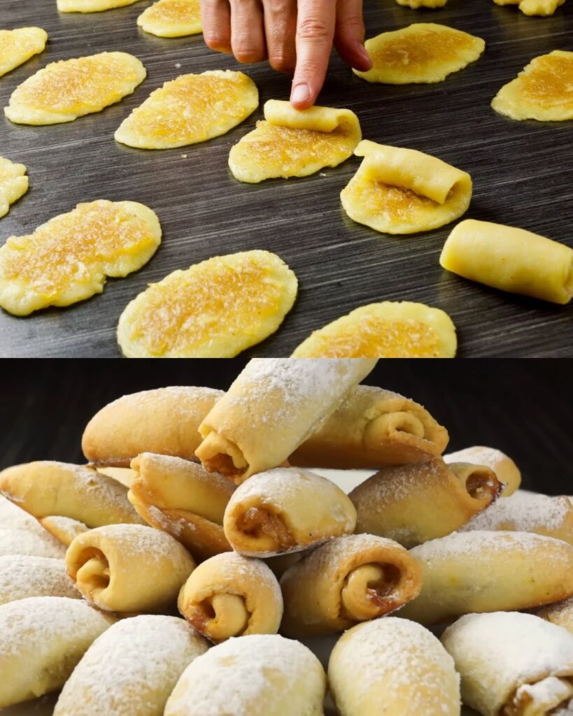 Sweet Apple-Filled Pastry Rolls finished dish