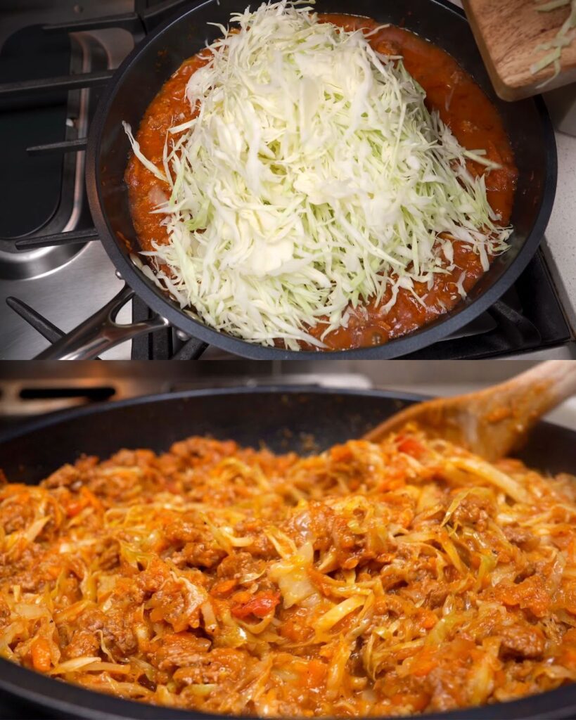 Hearty Cabbage and Minced Meat Stew