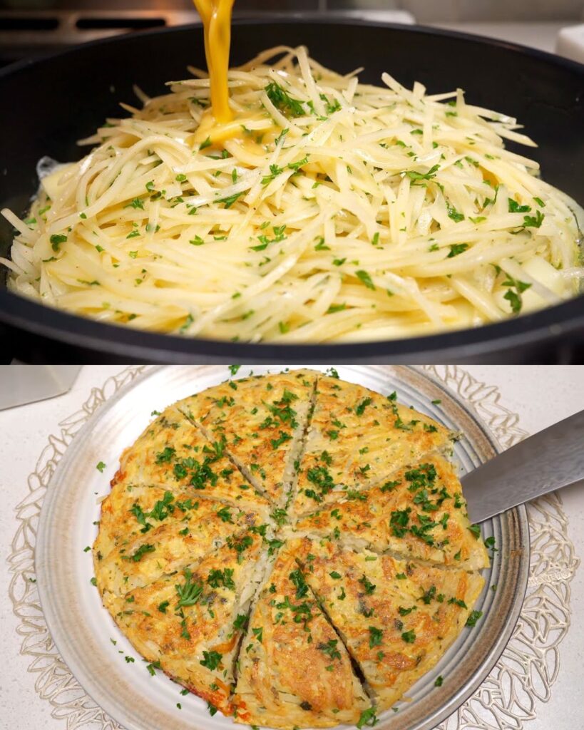 Cheesy Potato and Egg Bake