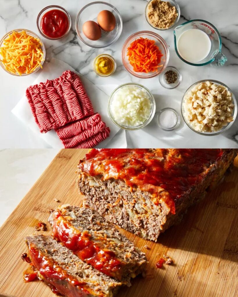 Cheddar-Stuffed Meatloaf with Brown Sugar Glaze