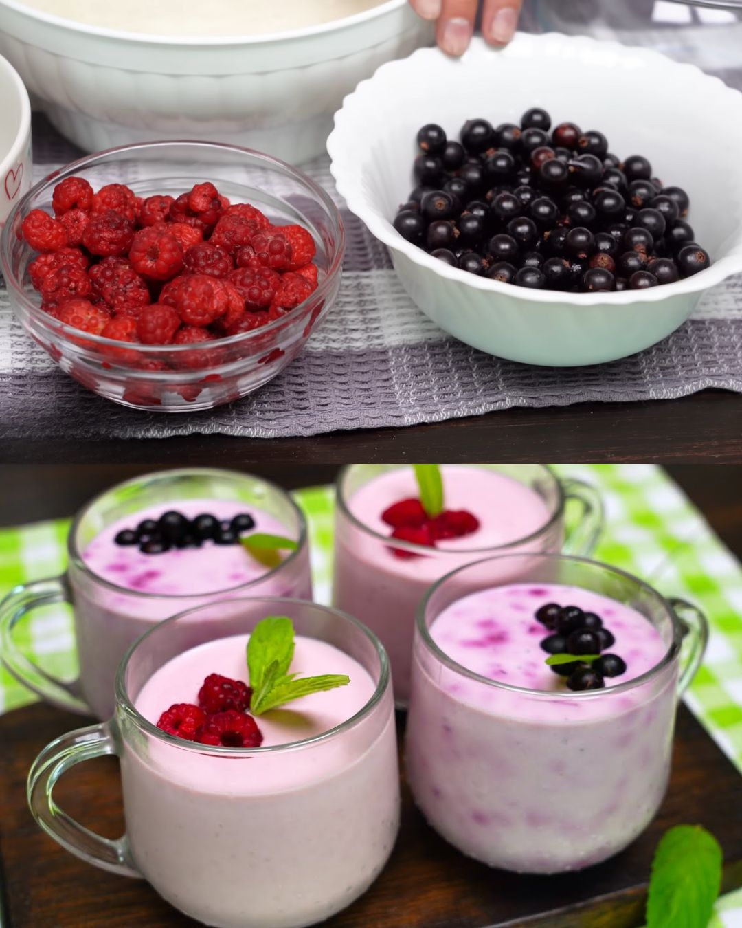 Creamy Cottage Cheese Fruit Mousse