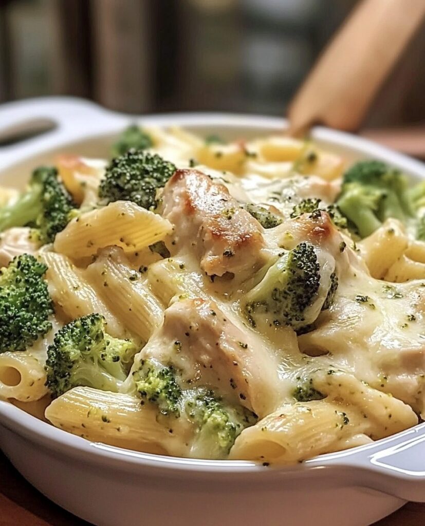 Creamy Chicken and Broccoli Pasta Bake