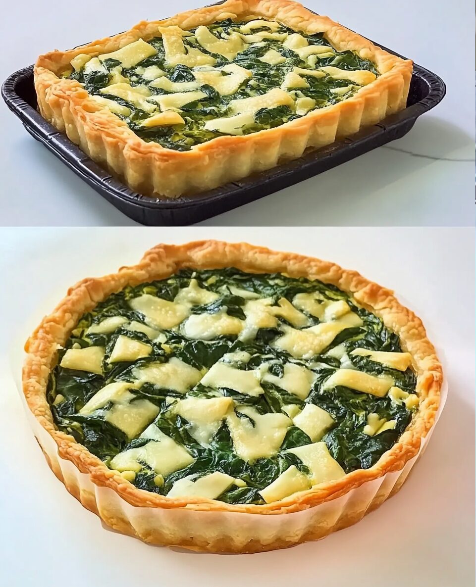 Spinach and Cheese Savory Tart