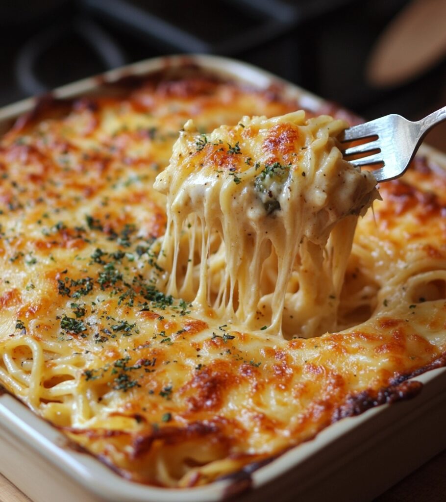 Cheesy Chicken Spaghetti Bake: A Comfort Food Classic