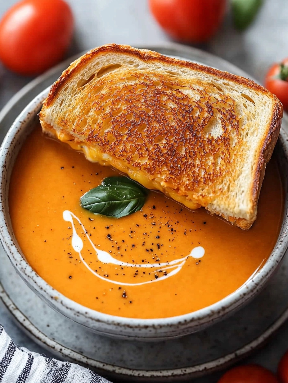 Creamy Tomato Soup with Grilled Cheese: A Classic Comfort Food Combination