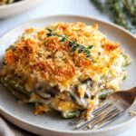 Cheesy Green Bean and Mushroom Casserole: A Comforting Side Dish with a Crispy Twist Cheesy Green Bean and Mushroom Casserole: A Comforting Side Dish with a Crispy Twist