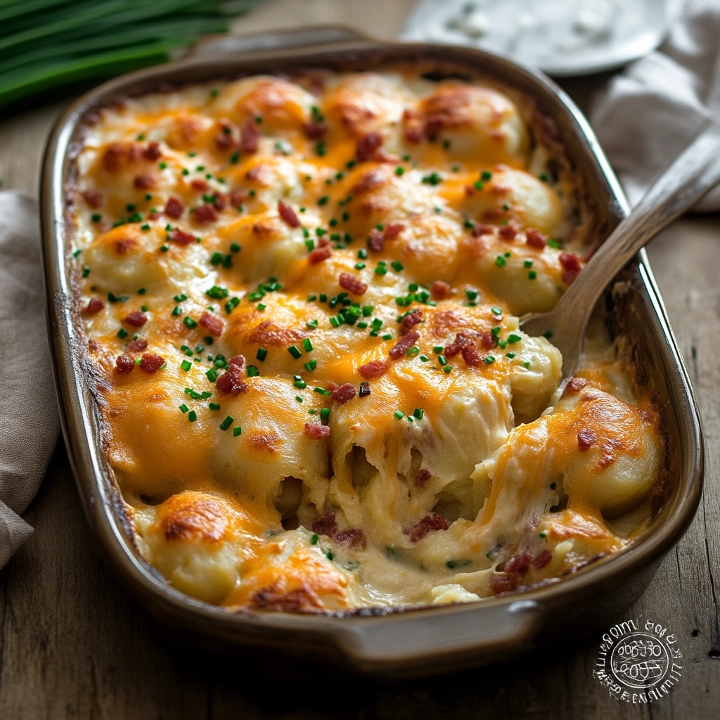Loaded Mashed Potato Bake: The Ultimate Cheesy, Bacon-Packed Side Dish