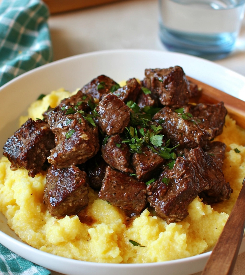 Balsamic Braised Beef with Creamy Parmesan Polenta: A Cozy, Gourmet Delight