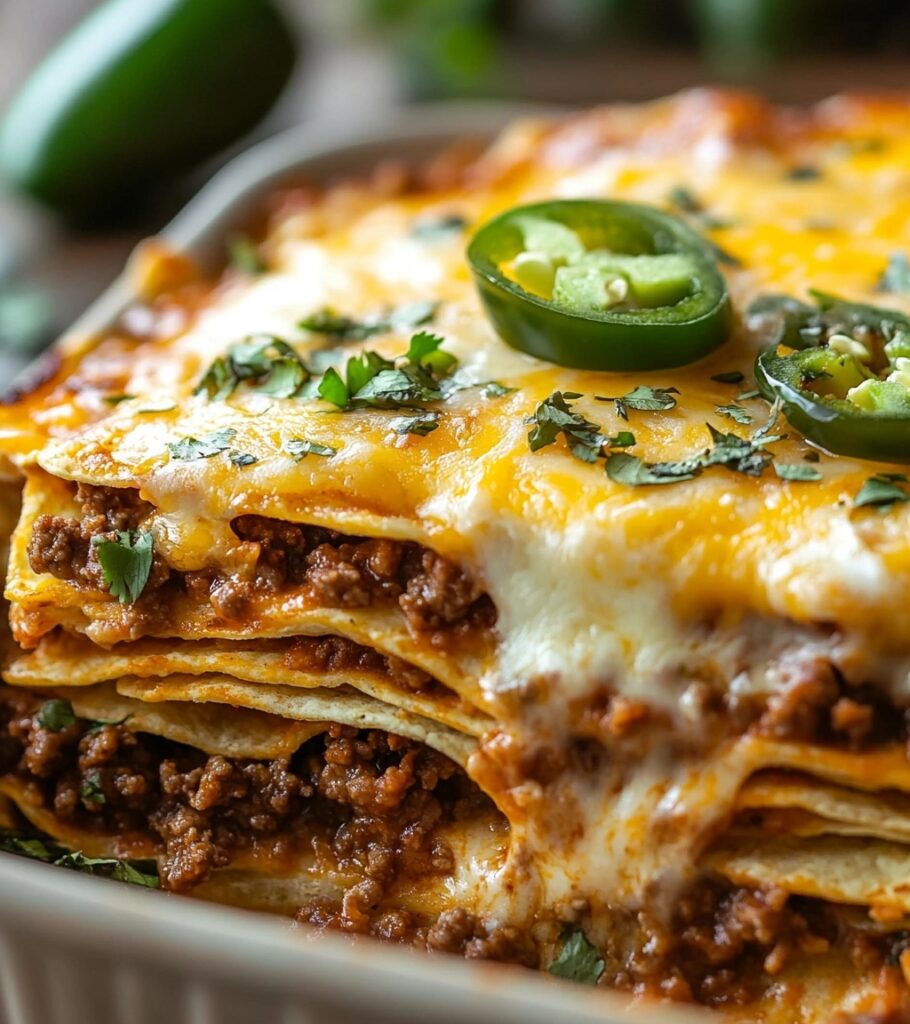 Layered Taco Bake: A Delicious and Easy Crowd-Pleasing Recipe
