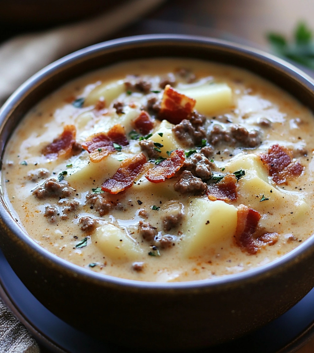 Bacon Cheeseburger Soup: A Hearty Bowl of Comfort
