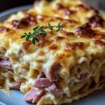 Creamy Ham and Cheese Lasagna: A Comforting Twist on a Classic