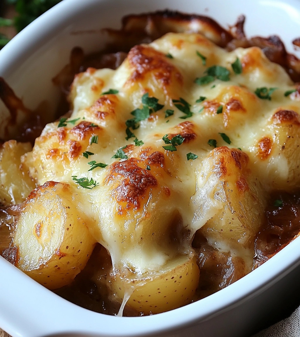 Caramelized Onion and Cheese Potato Bake: A Hearty, Flavorful Side Dish