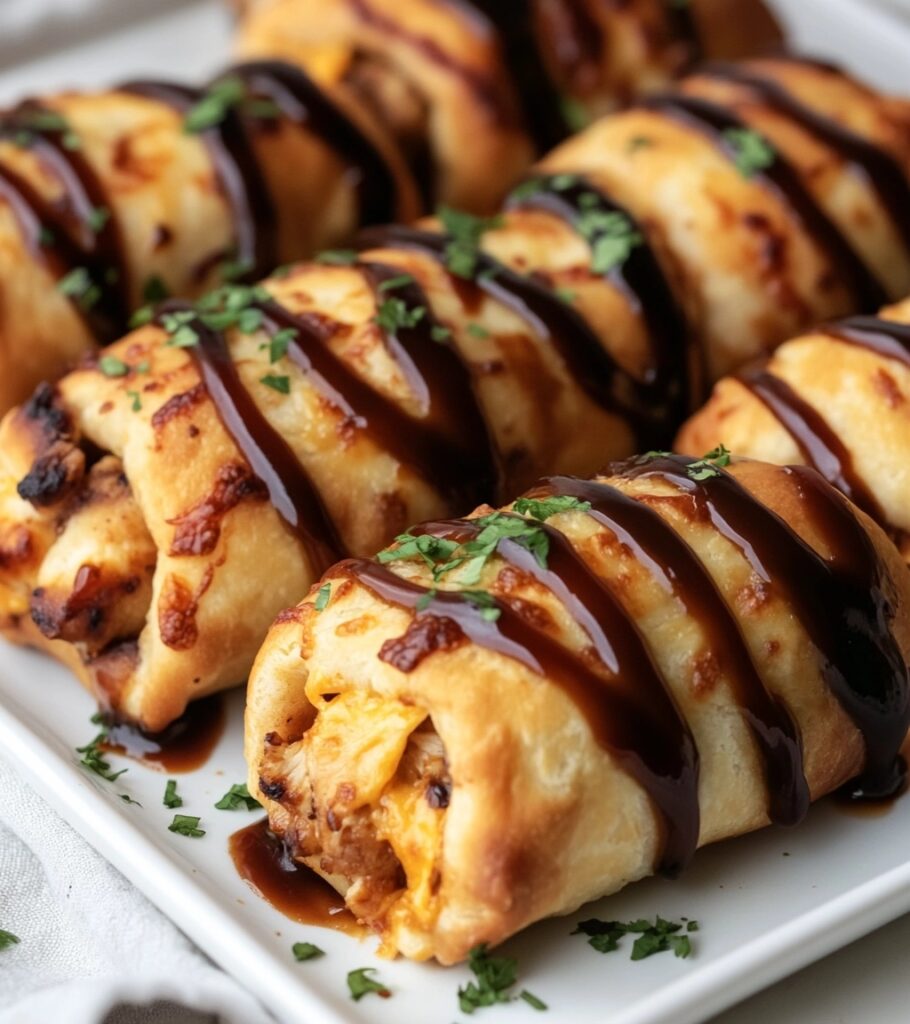 Savory Barbecue Chicken Pastries: A Flaky and Flavorful Delight