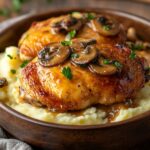 Creamy Mushroom Chicken Thighs: A One-Pan Comfort Food Delight Creamy Mushroom Chicken Thighs: A One-Pan Comfort Food Delight
