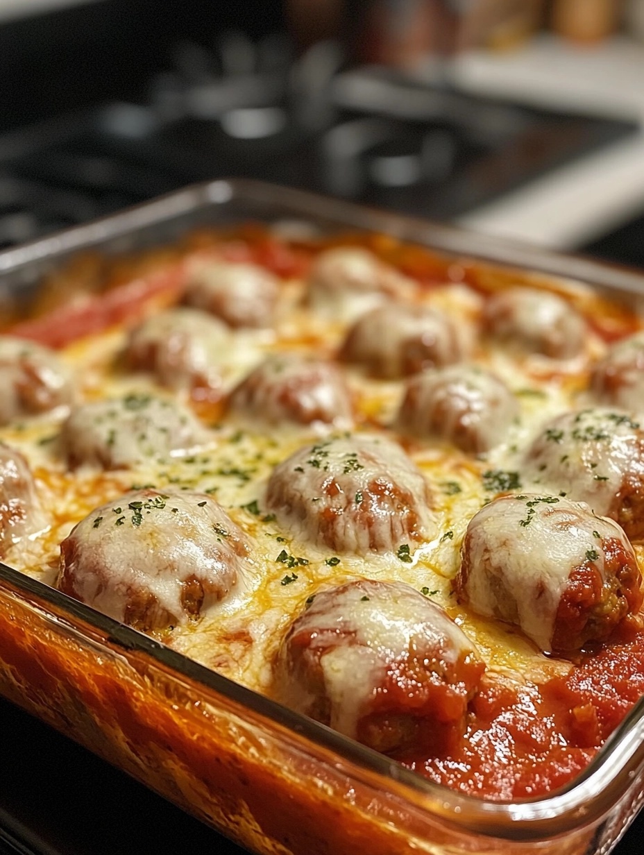Baked Meatball Casserole: A Cheesy, Flavorful Italian Delight