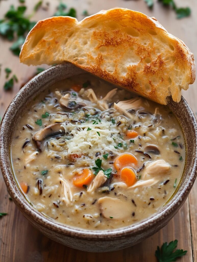 Creamy Chicken and Wild Rice Soup: A Cozy, Comforting Delight